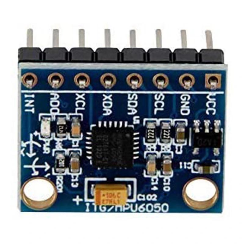 RISE-GY-521 MPU-6050 3  ӵ  , 16 Ʈ AD ȯ,   IIC I2C, Arduino